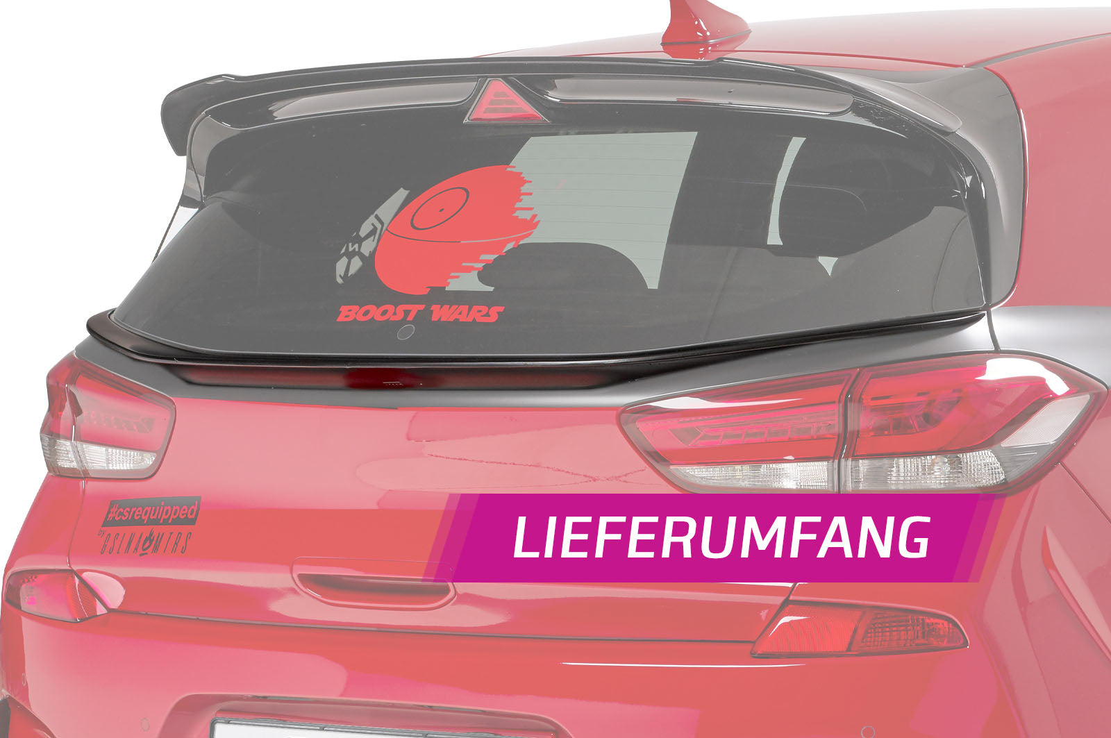 CSR Heckspoiler | Heckflügel für Hyundai I30 PD HF557