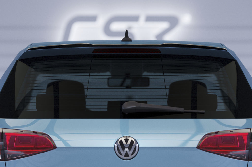 CSR Heckspoiler | Heckflügel mit ABE für VW Golf 7 HF568-S Strukturiert schwarz matt (keine Lackierung erforderlich)