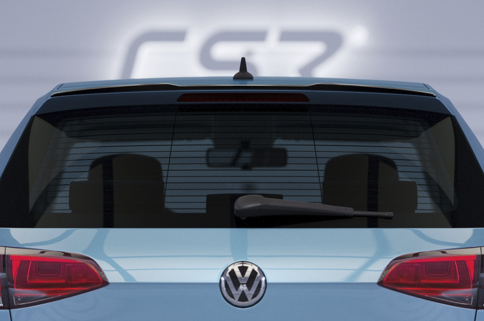 CSR Heckspoiler | Heckflügel mit ABE für VW Golf 7 HF568-C Carbon Look Hochglanz (keine Lackierung erforderlich)