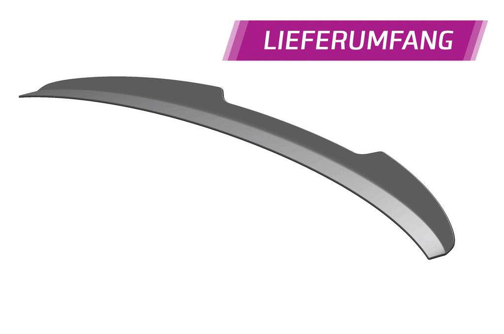 CSR Heckspoiler | Heckflügel mit ABE für VW Golf 7 HF568-S Strukturiert schwarz matt (keine Lackierung erforderlich)