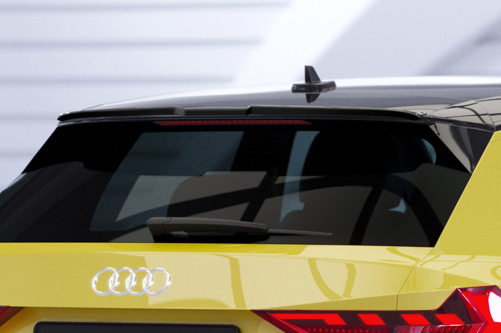 CSR Heckspoiler | Heckflügel mit ABE für Audi A1 GB HF569-C Carbon Look Hochglanz (keine Lackierung erforderlich)