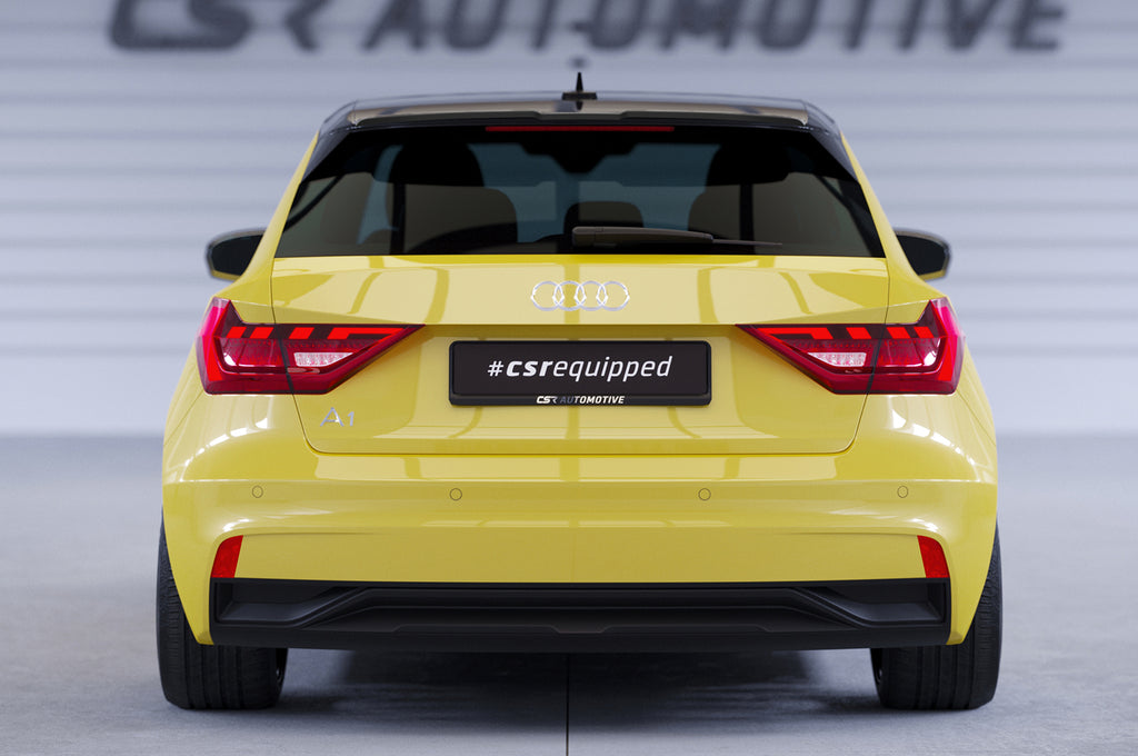 CSR Heckspoiler | Heckflügel mit ABE für Audi A1 GB HF569-S Strukturiert schwarz matt (keine Lackierung erforderlich)