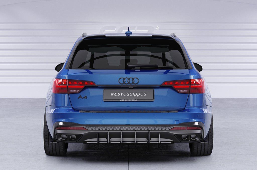 CSR Heckspoiler | Heckflügel mit ABE für Audi A4 B9 (8W) Avant HF577-L Unlackiert roh (Lackierung erforderlich)