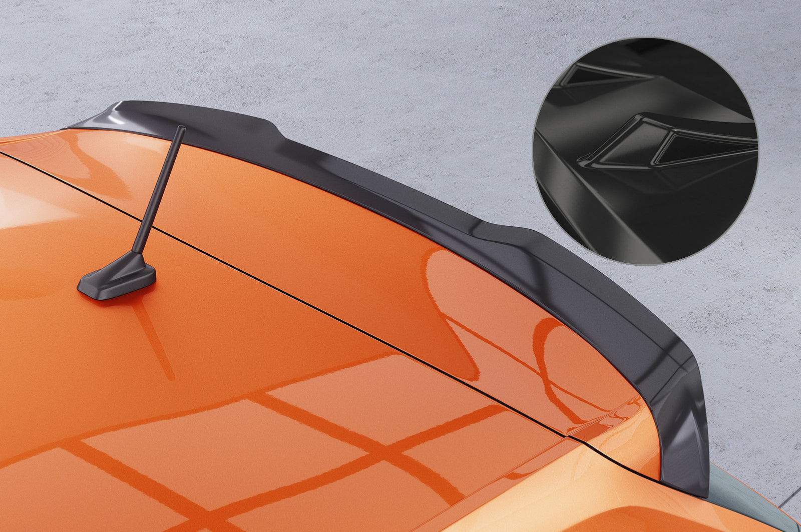 CSR Heckspoiler | Heckflügel mit ABE für VW Polo VI 2G (AW) GTI/R-Line HF582-G Glossy schwarz Hochglanz (keine Lackierung erforderlich)