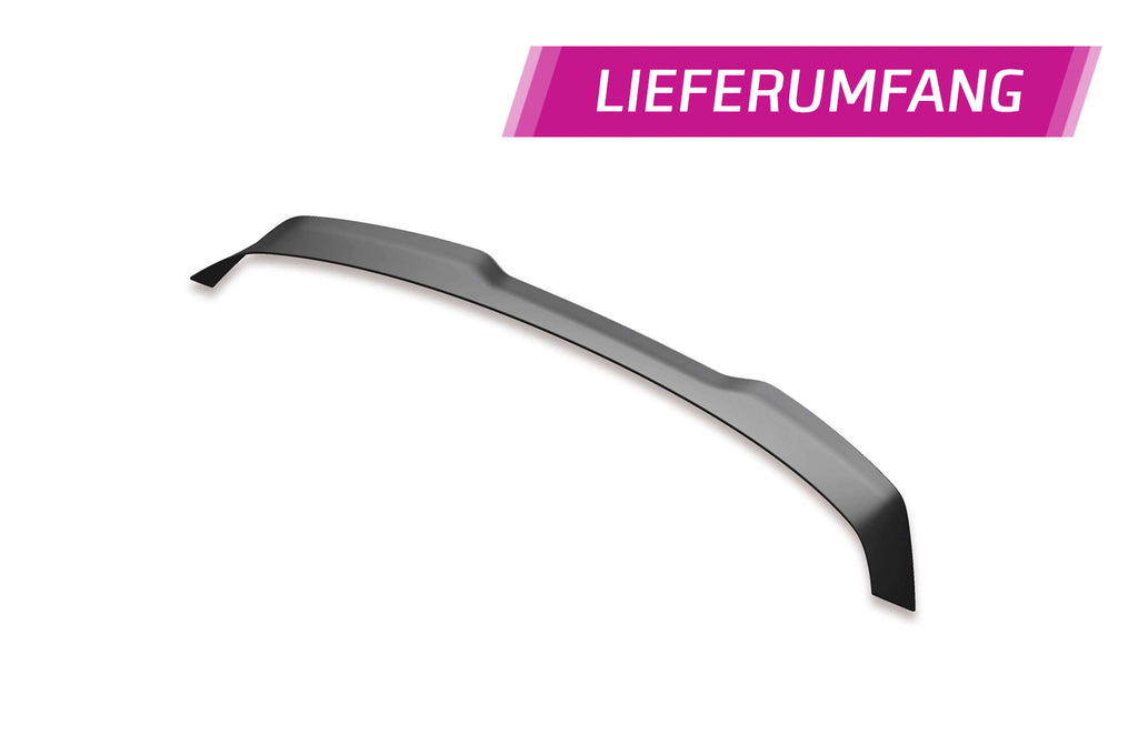 CSR Heckspoiler | Heckflügel mit ABE für VW Polo VI (AW) GTI/R-Line HF582-C Carbon Look Hochglanz (keine Lackierung erforderlich)