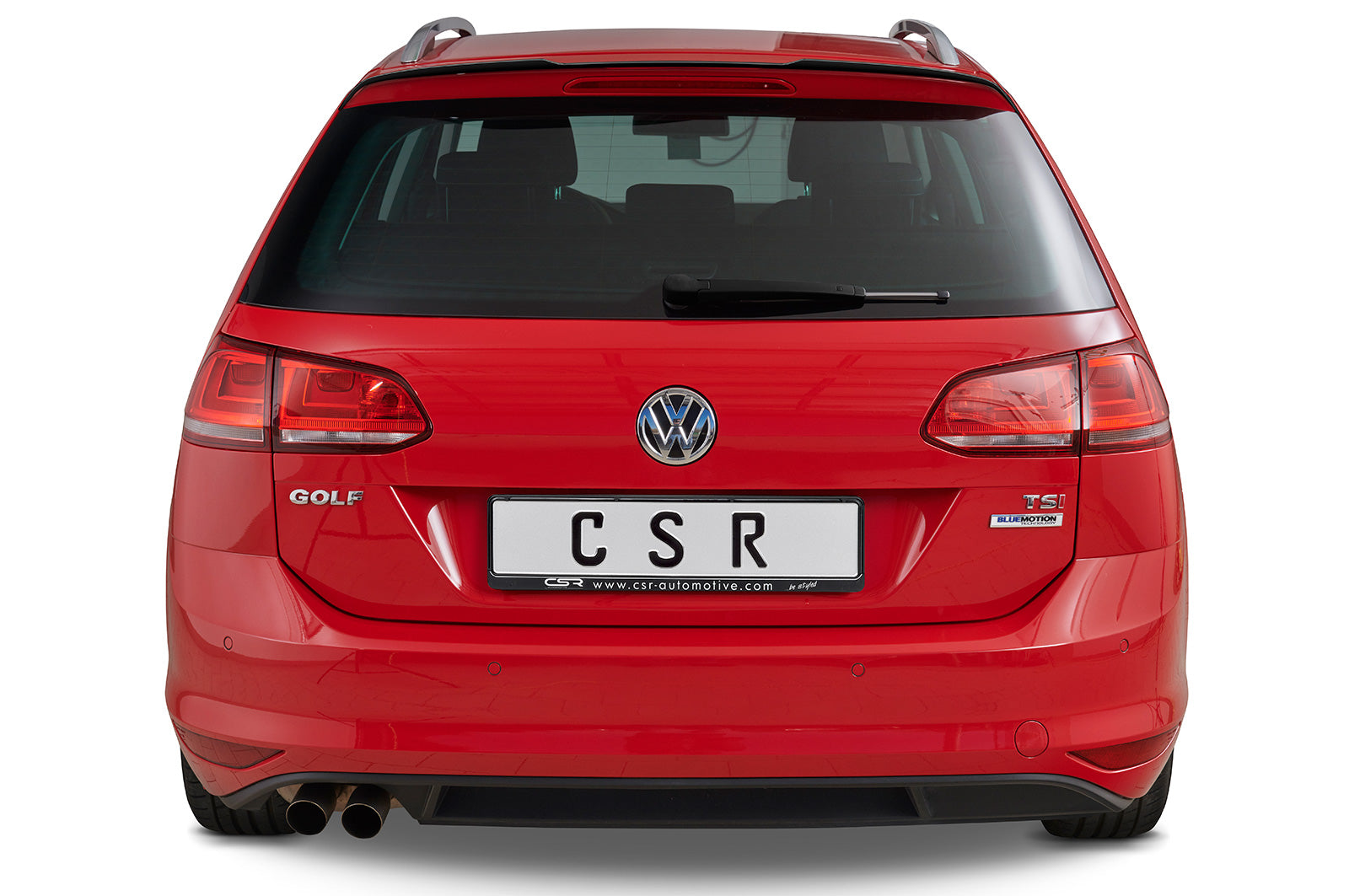 CSR Heckspoiler | Heckflügel mit ABE für VW Golf 7 Variant HF584-S Strukturiert schwarz matt (keine Lackierung erforderlich)