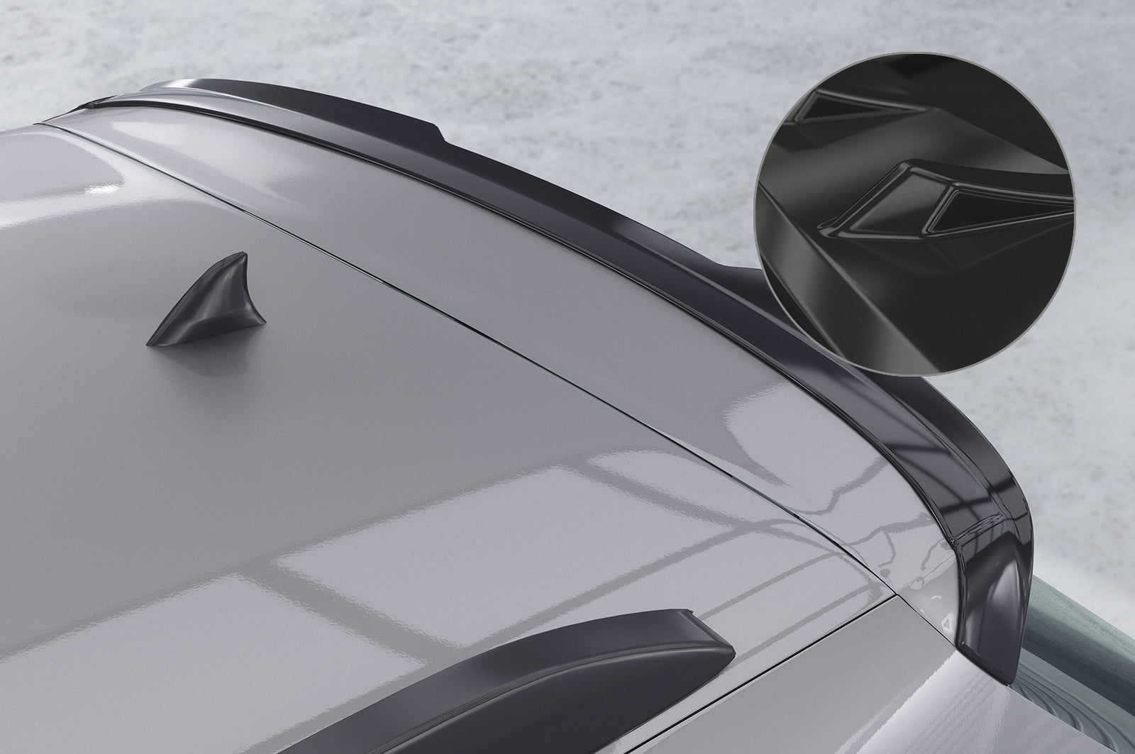 CSR Heckspoiler | Heckflügel mit ABE für VW Golf 5 Variant HF586-G Glossy schwarz Hochglanz (keine Lackierung erforderlich)