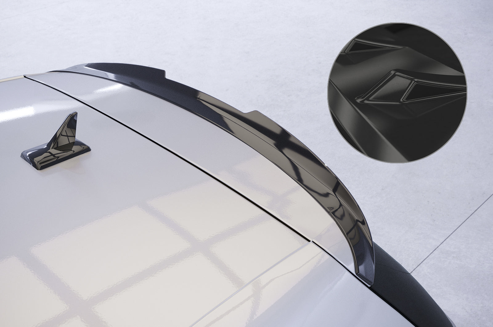 CSR Heckspoiler | Heckflügel mit ABE für VW Golf 6 HF587-G Glossy schwarz Hochglanz (keine Lackierung erforderlich)