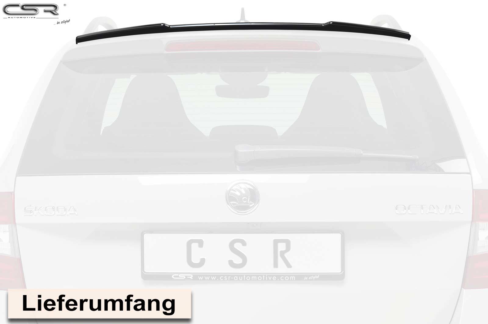 CSR Heckspoiler | Heckflügel mit ABE für Skoda Octavia III (Typ 5E) HF589
