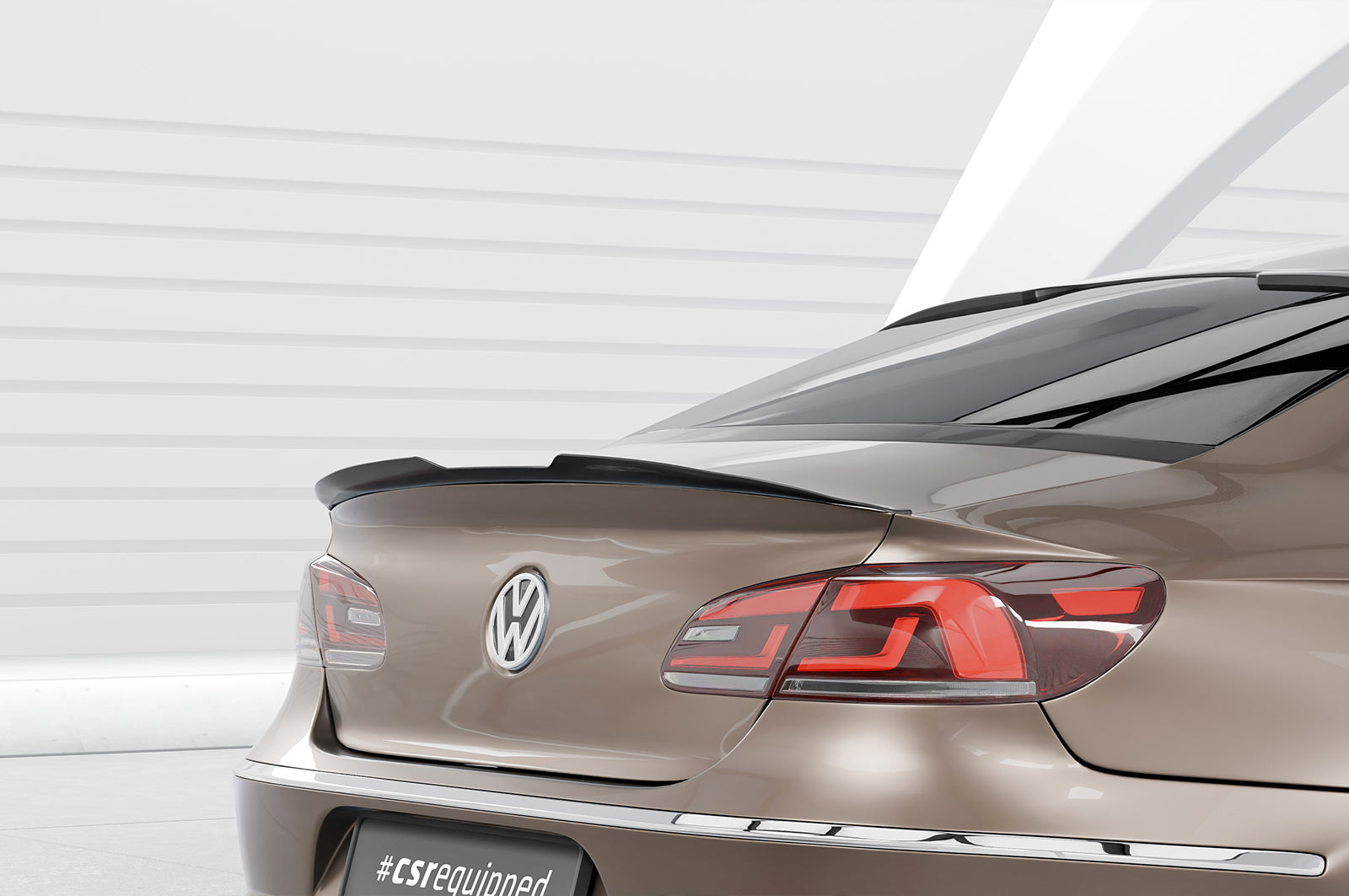 CSR Heckspoiler | Heckflügel mit ABE für VW Passat CC HF591-G Glossy schwarz Hochglanz (keine Lackierung erforderlich)