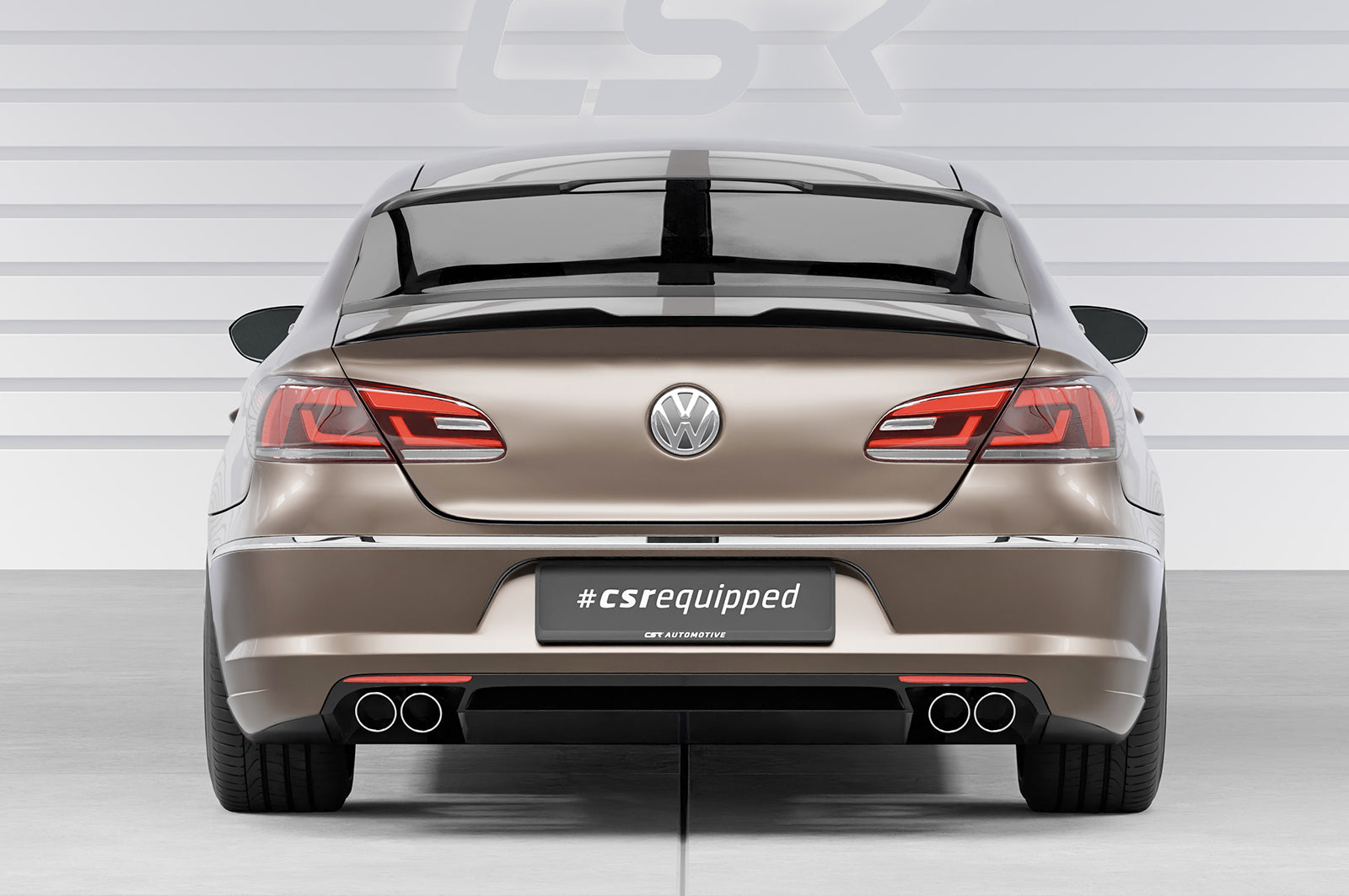 CSR Heckspoiler | Heckflügel mit ABE für VW Passat CC HF591-L Unlackiert roh (Lackierung erforderlich)