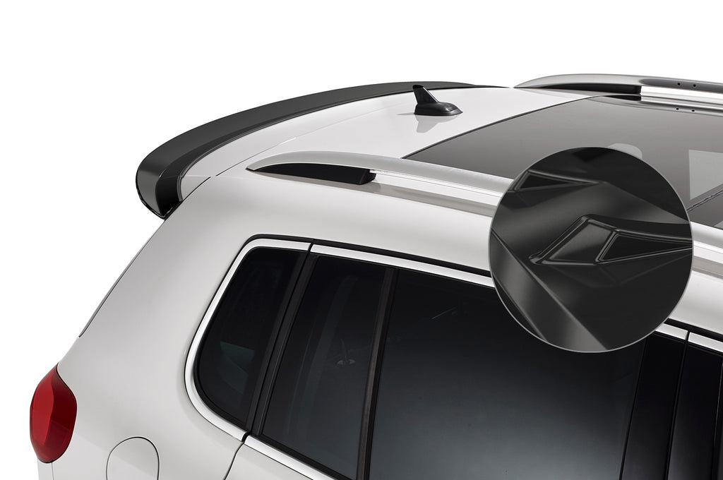 CSR Heckspoiler | Heckflügel mit ABE für VW Tiguan I (5N) HF593-G Glossy schwarz Hochglanz (keine Lackierung erforderlich)