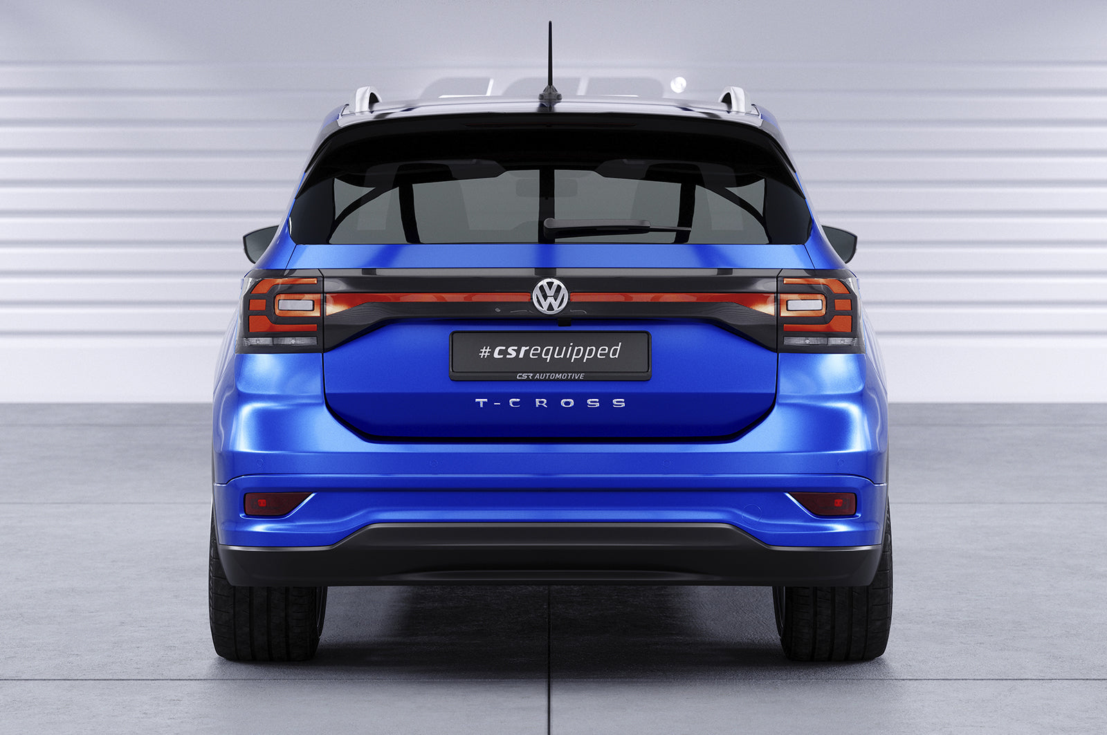 CSR Heckspoiler | Heckflügel mit ABE für VW T-Cross HF596-C Carbon Look Hochglanz (keine Lackierung erforderlich)