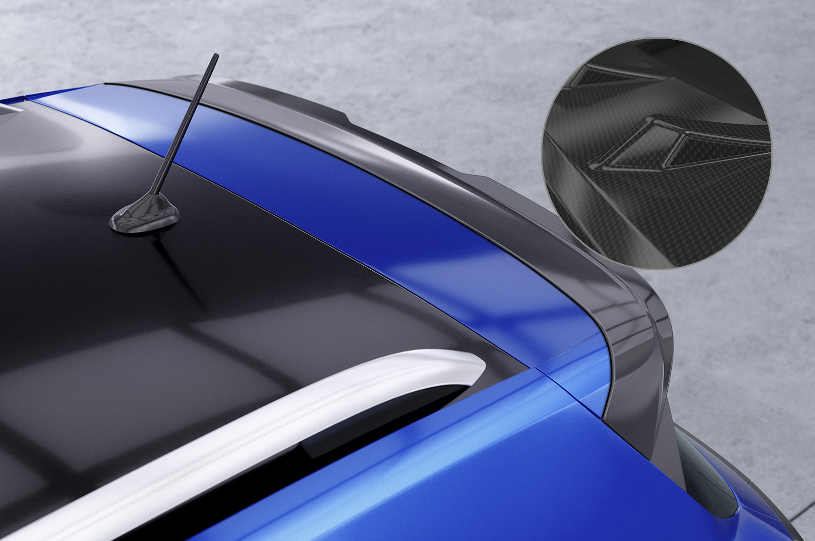 CSR Heckspoiler | Heckflügel mit ABE für VW T-Cross HF596-C Carbon Look Hochglanz (keine Lackierung erforderlich)
