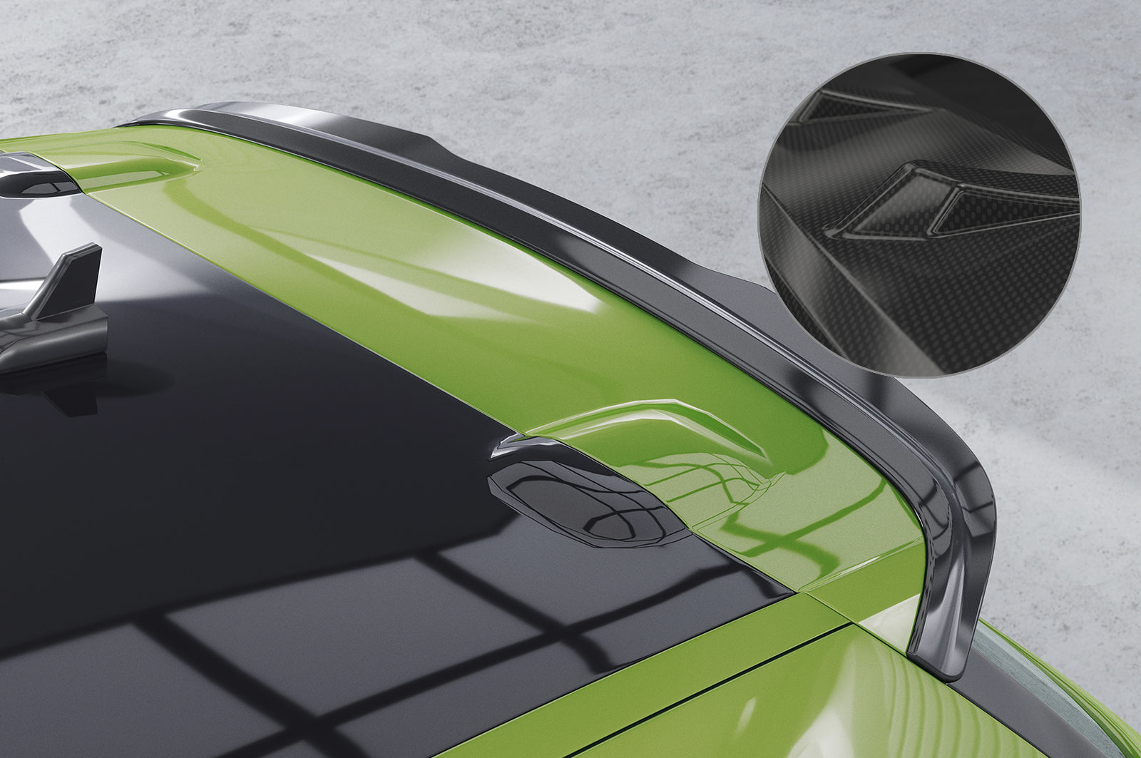 CSR Heckspoiler | Heckflügel mit ABE für VW Scirocco III R/R-Line HF601-C Carbon Look Hochglanz (keine Lackierung erforderlich)