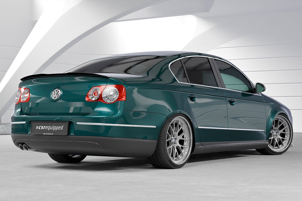 CSR Heckspoiler | Heckflügel mit ABE für VW Passat B6 Typ 3C HF603-C Carbon Look Hochglanz (keine Lackierung erforderlich)