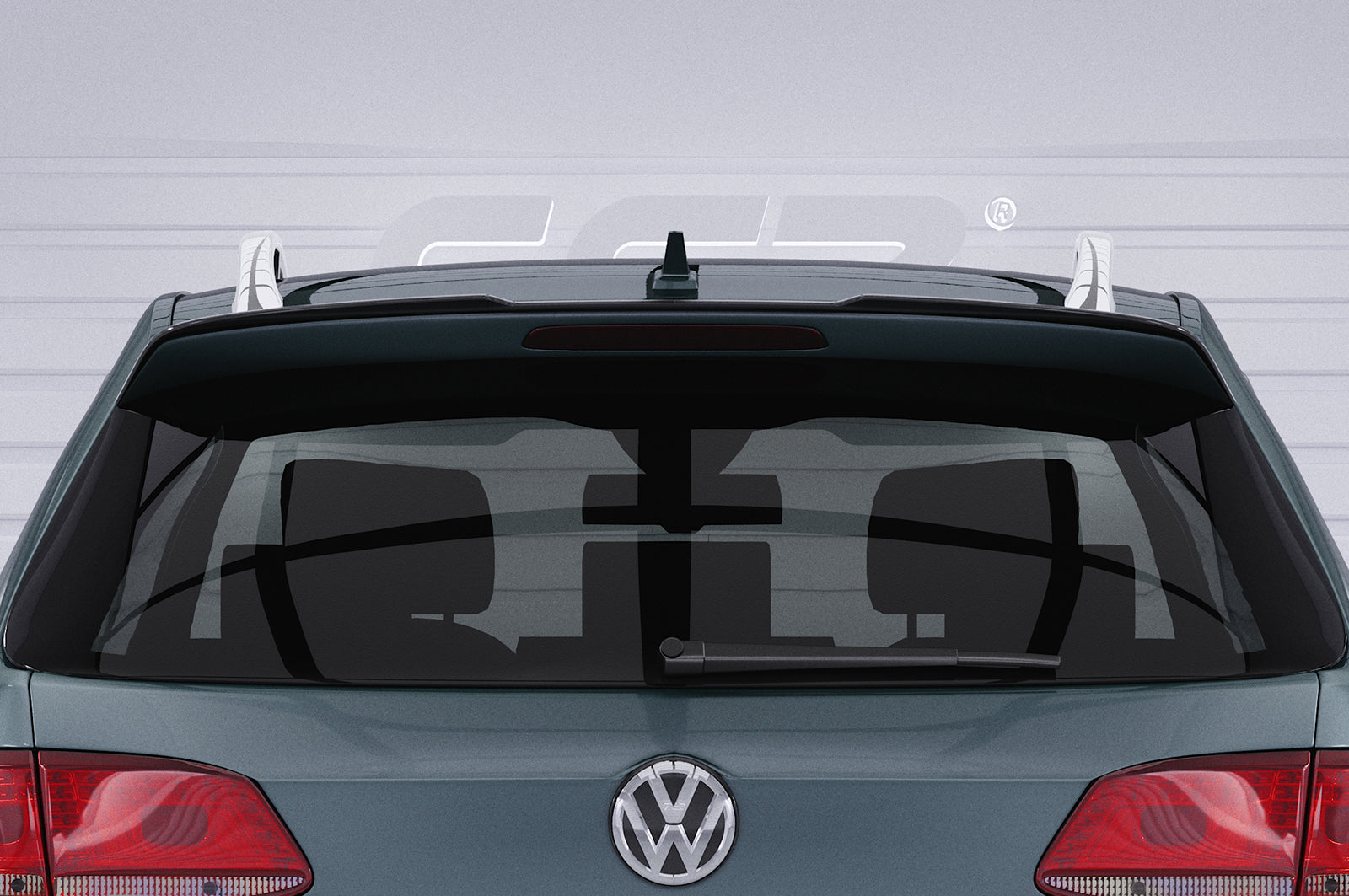 CSR Heckspoiler | Heckflügel mit ABE für VW Passat B7 Typ 3C HF604-S Strukturiert schwarz matt (keine Lackierung erforderlich)