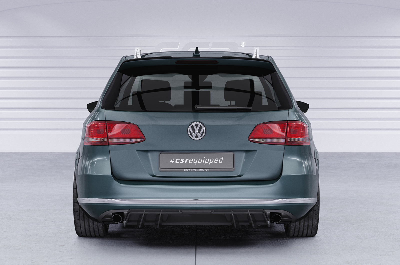 CSR Heckspoiler | Heckflügel mit ABE für VW Passat B7 Typ 3C HF604-S Strukturiert schwarz matt (keine Lackierung erforderlich)
