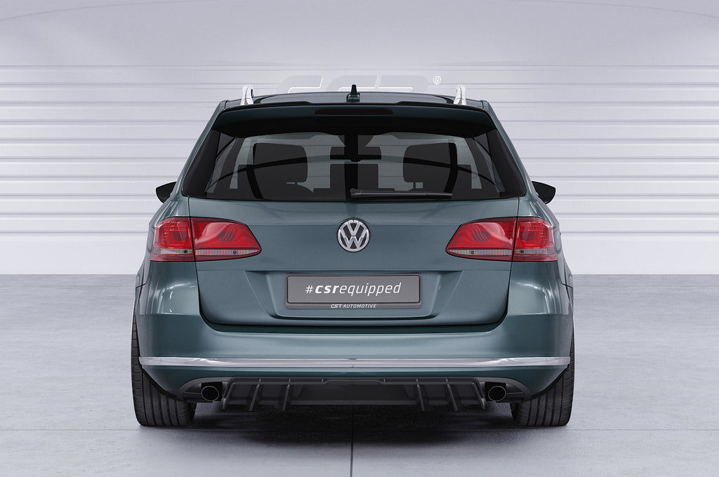 CSR Heckspoiler | Heckflügel mit ABE für VW Passat B7 Typ 3C HF604-C Carbon Look Hochglanz (keine Lackierung erforderlich)
