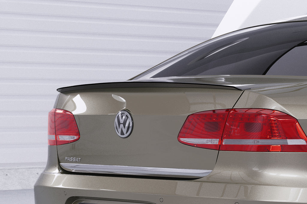 CSR Heckspoiler | Heckflügel mit ABE für VW Passat B7 Typ 3C HF605-G Glossy schwarz Hochglanz (keine Lackierung erforderlich)