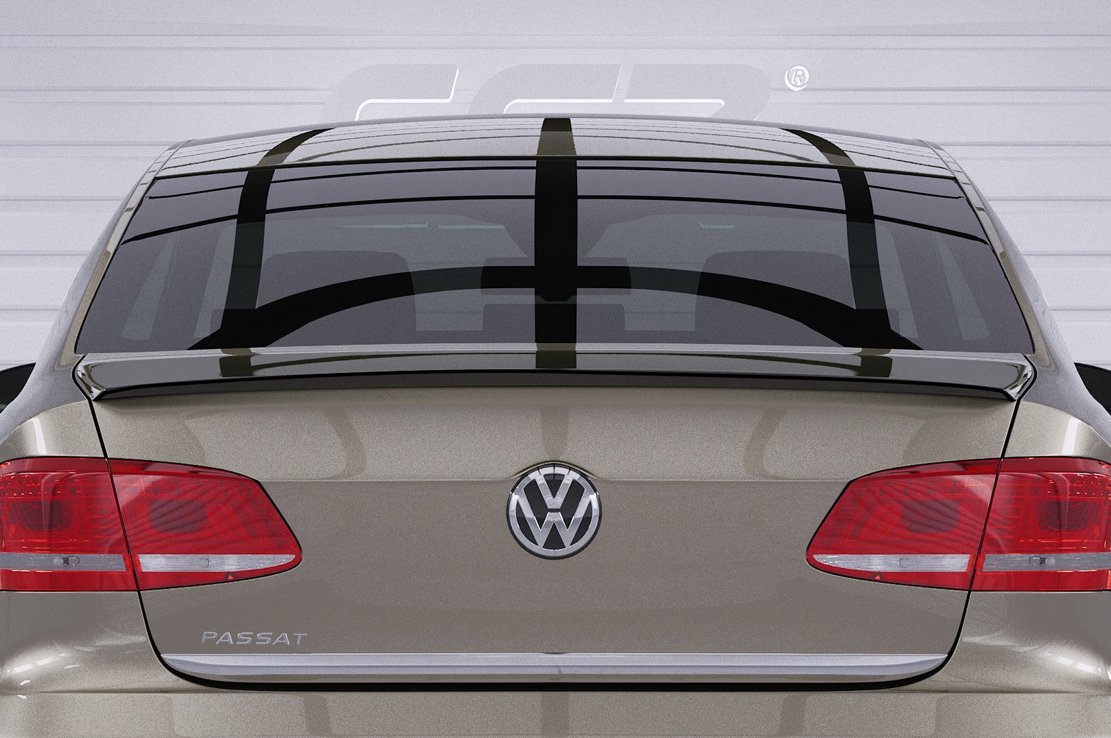 CSR Heckspoiler | Heckflügel mit ABE für VW Passat B7 Typ 3C HF605-S Strukturiert schwarz matt (keine Lackierung erforderlich)