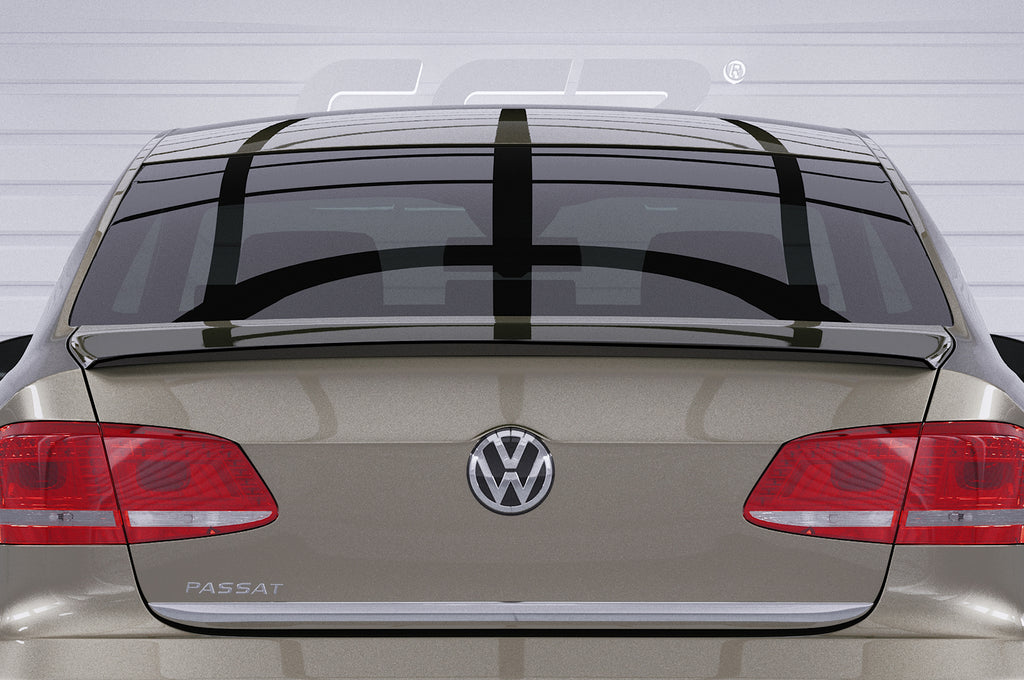 CSR Heckspoiler | Heckflügel mit ABE für VW Passat B7 Typ 3C HF605-G Glossy schwarz Hochglanz (keine Lackierung erforderlich)