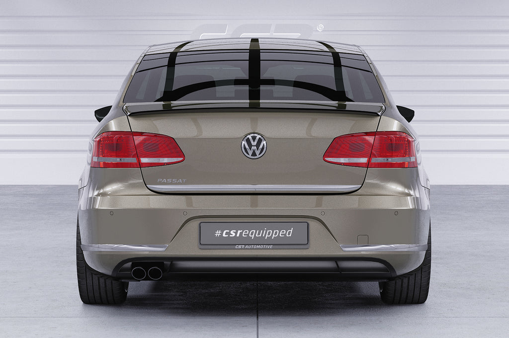 CSR Heckspoiler | Heckflügel mit ABE für VW Passat B7 Typ 3C HF605-S Strukturiert schwarz matt (keine Lackierung erforderlich)