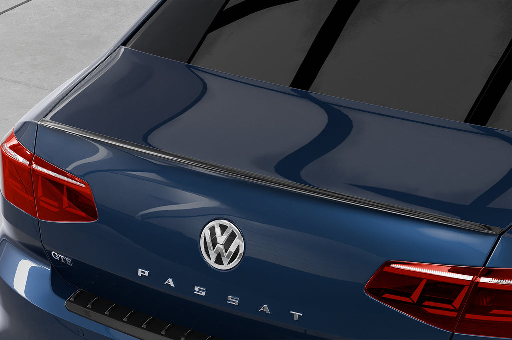 CSR Heckspoiler | Heckflügel mit ABE für VW Passat B8 Typ 3G HF606-S Strukturiert schwarz matt (keine Lackierung erforderlich)