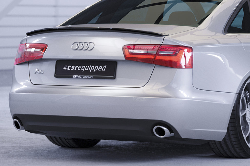 CSR Heckspoiler | Heckflügel mit ABE für Audi A6 C7 4G HF612-L Unlackiert roh (Lackierung erforderlich)