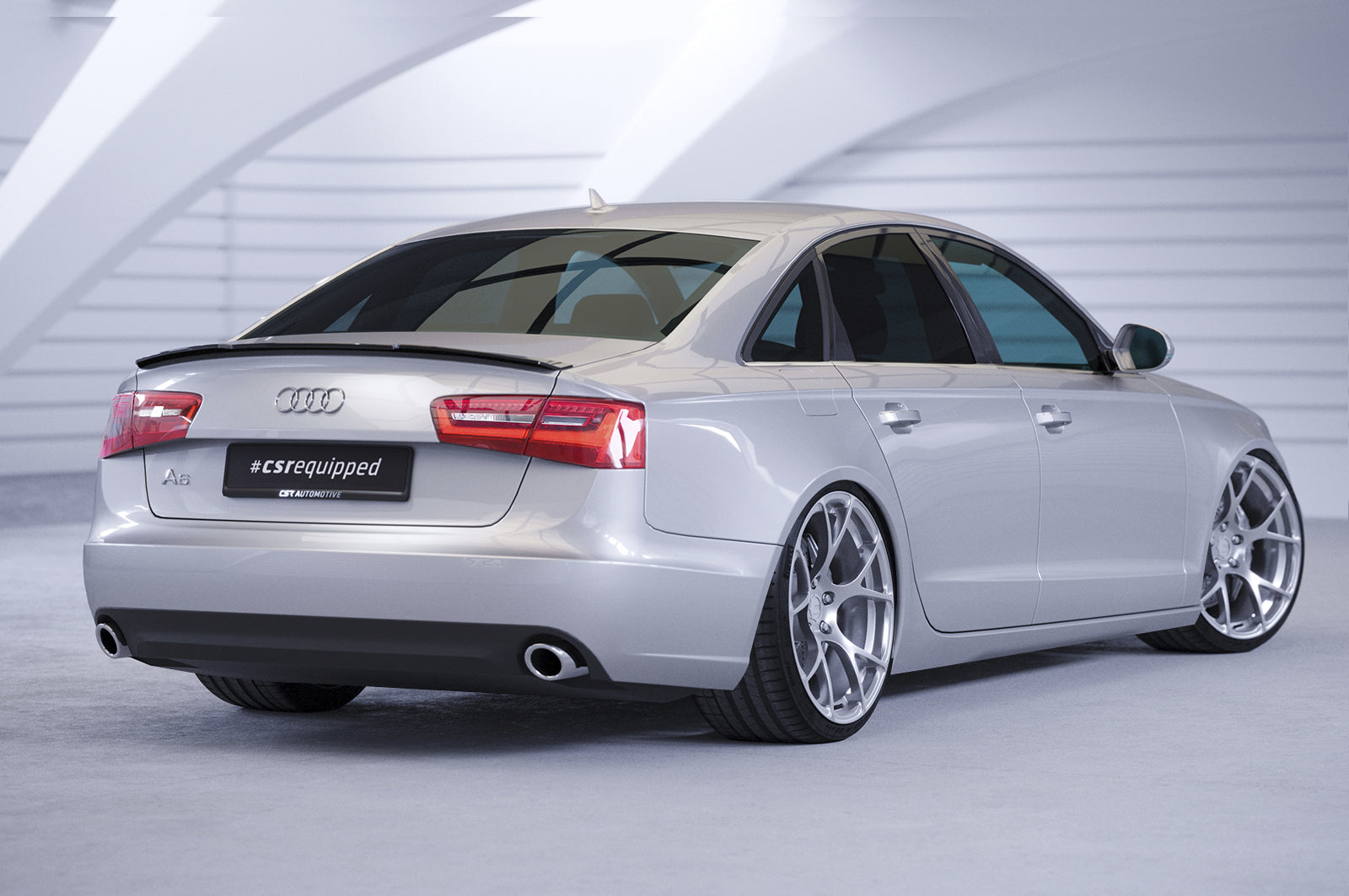 CSR Heckspoiler | Heckflügel mit ABE für Audi A6 C7 4G HF612-L Unlackiert roh (Lackierung erforderlich)