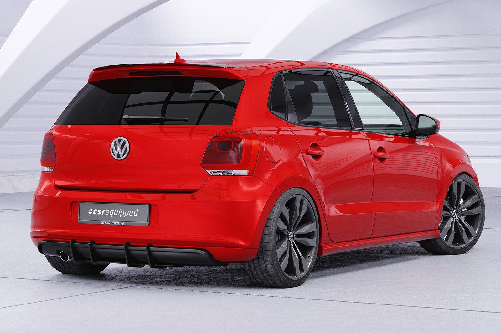 CSR Heckspoiler | Heckflügel mit ABE für VW Polo V (Typ 6R) GTI / R-Line HF615