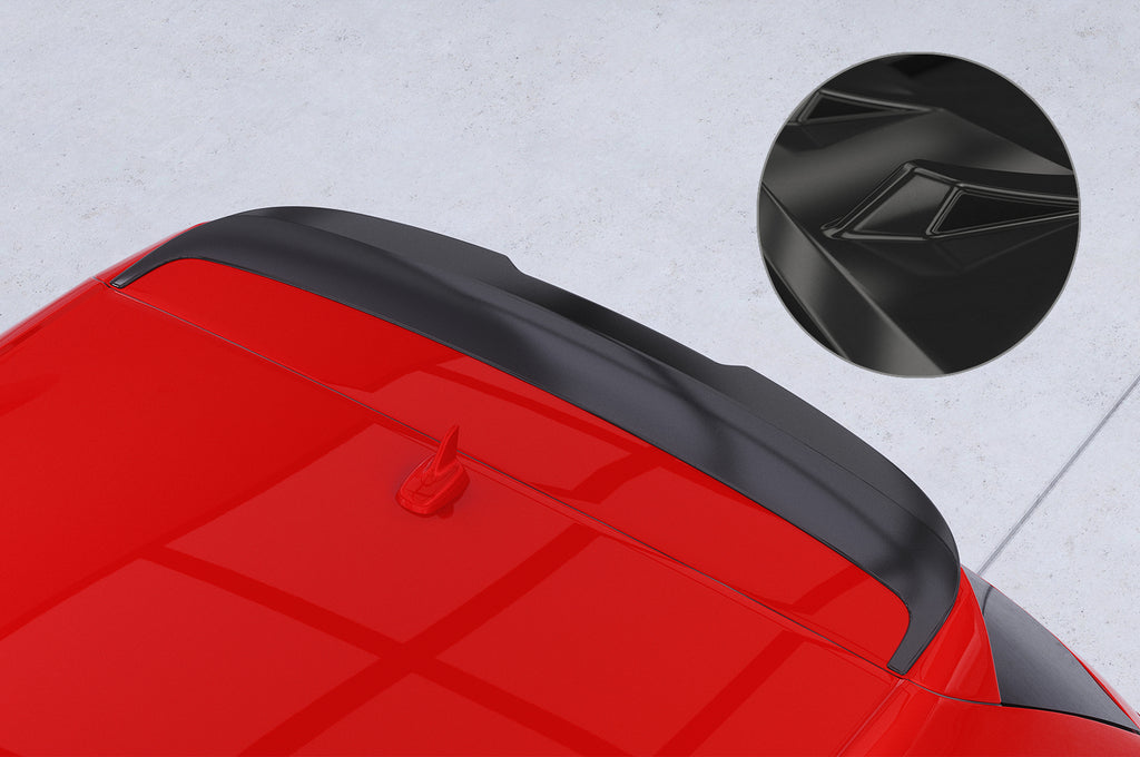 CSR Heckspoiler | Heckflügel mit ABE für VW Polo V (Typ 6R) GTI / R-Line HF615-G Glossy schwarz Hochglanz (keine Lackierung erforderlich)