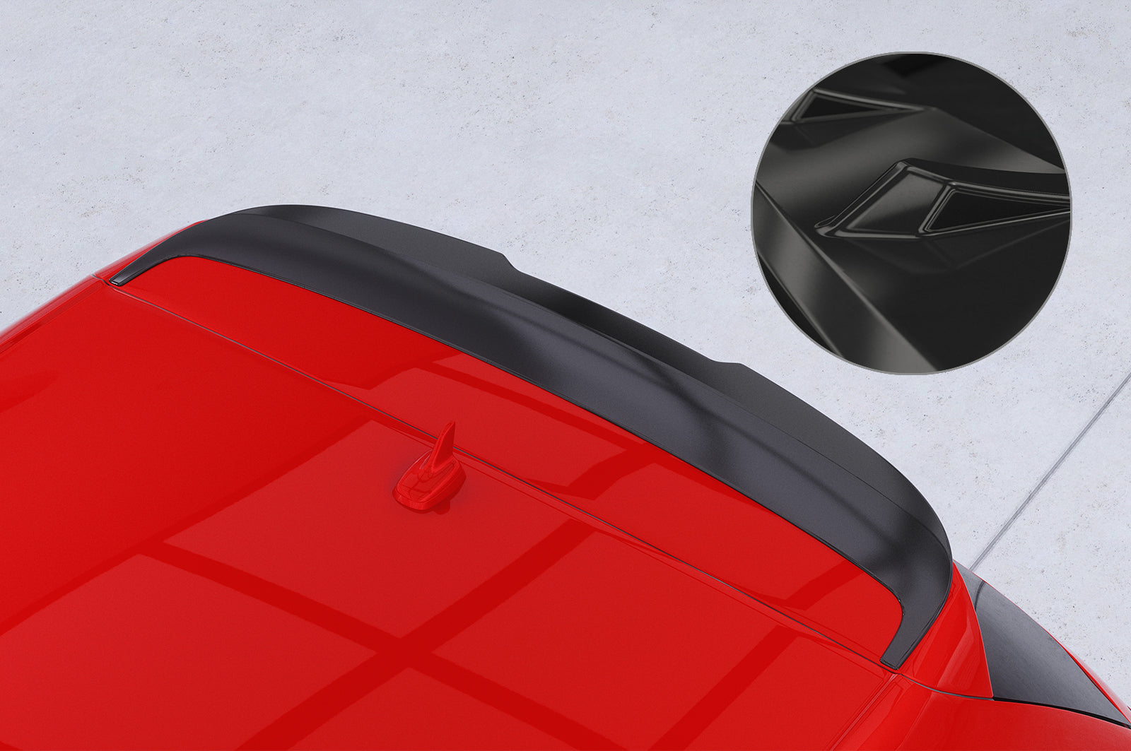 CSR Heckspoiler | Heckflügel mit ABE für VW Polo V (Typ 6R) GTI / R-Line HF615-G Glossy schwarz Hochglanz (keine Lackierung erforderlich)