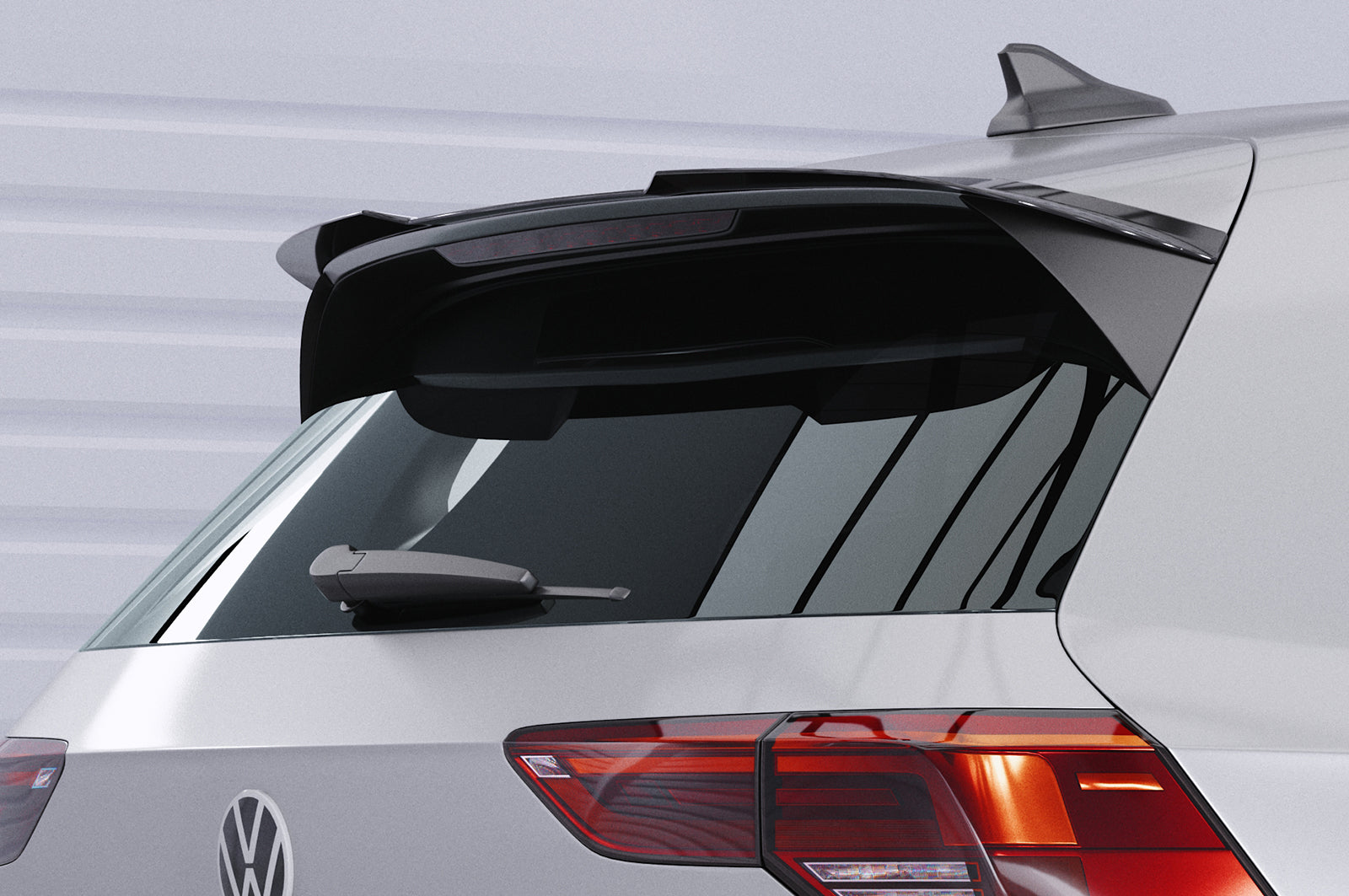 CSR Heckspoiler | Heckflügel mit ABE für VW Golf 8 HF616-C Carbon Look Hochglanz (keine Lackierung erforderlich)