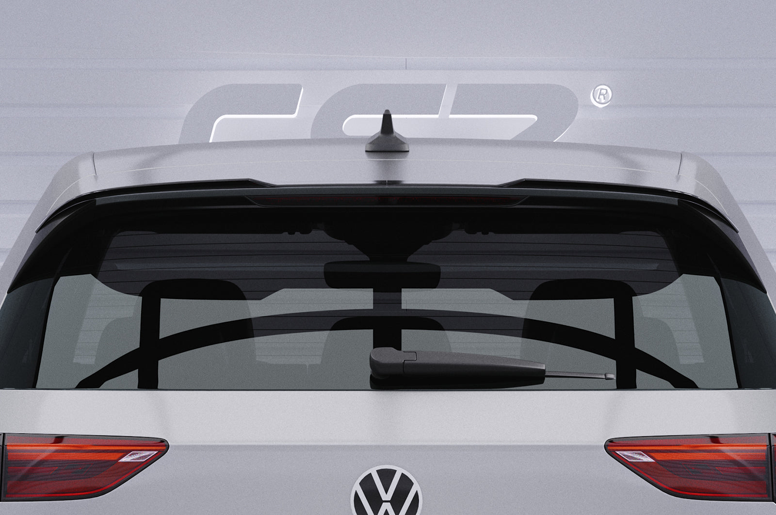 CSR Heckspoiler | Heckflügel mit ABE für VW Golf 8 HF616-C Carbon Look Hochglanz (keine Lackierung erforderlich)