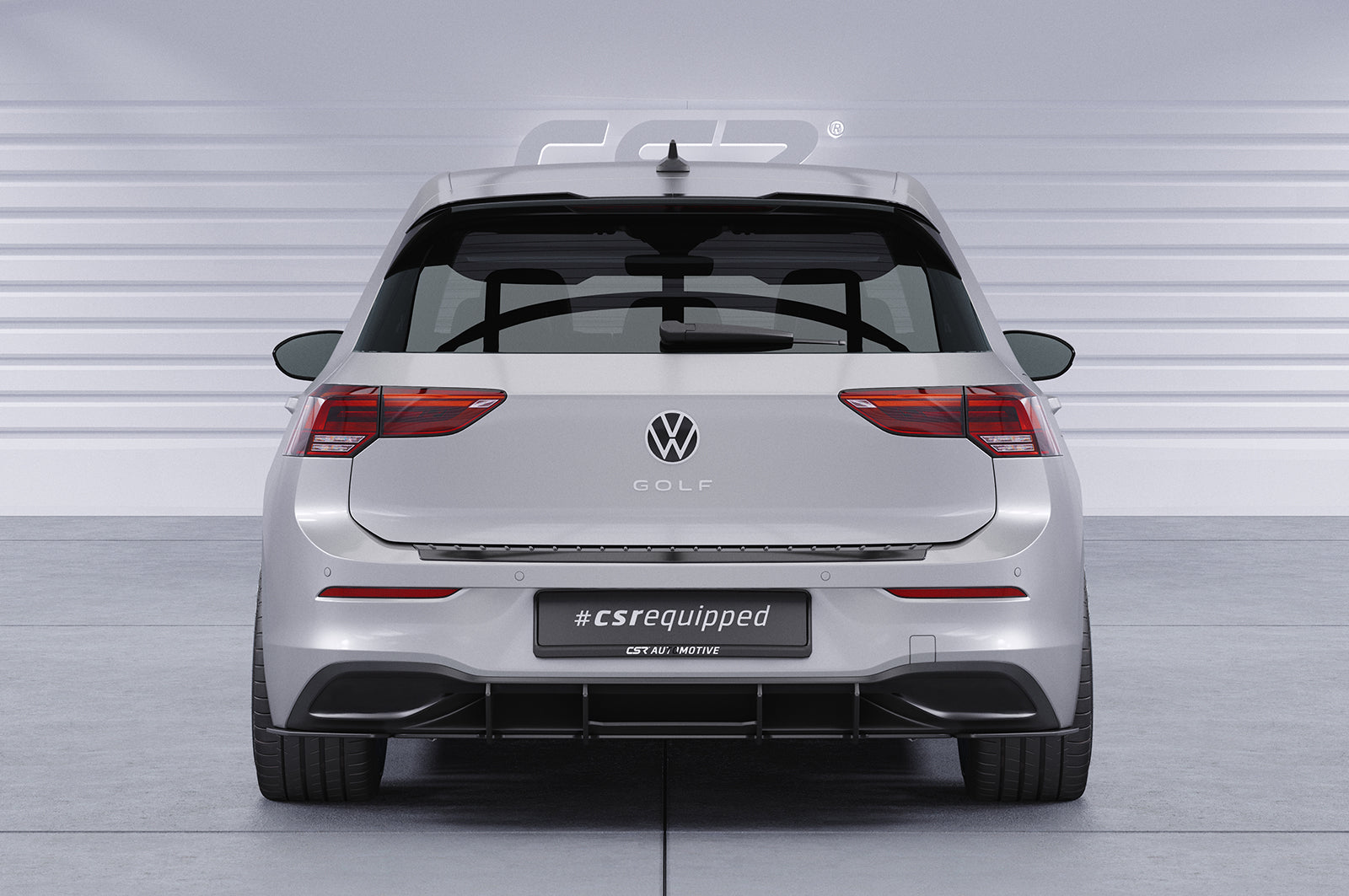 CSR Heckspoiler | Heckflügel mit ABE für VW Golf 8 HF616-L Unlackiert roh (Lackierung erforderlich)