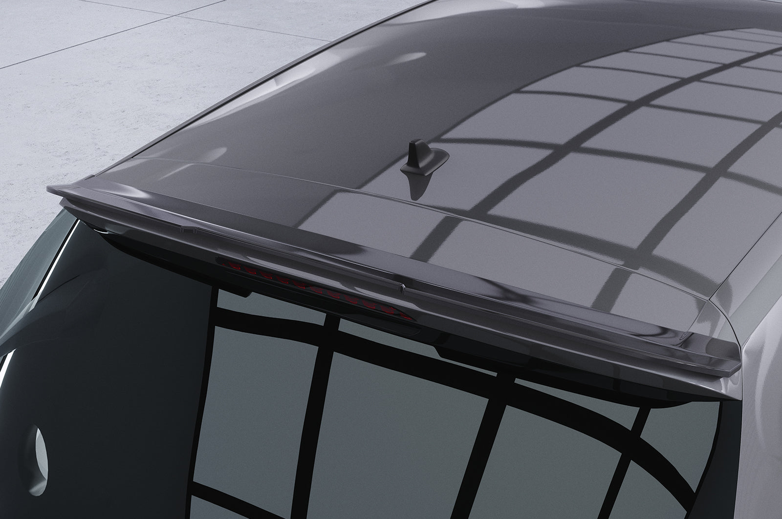 CSR Heckspoiler | Heckflügel mit ABE für VW Tiguan II (Typ AD1) HF617-C Carbon Look Hochglanz (keine Lackierung erforderlich)
