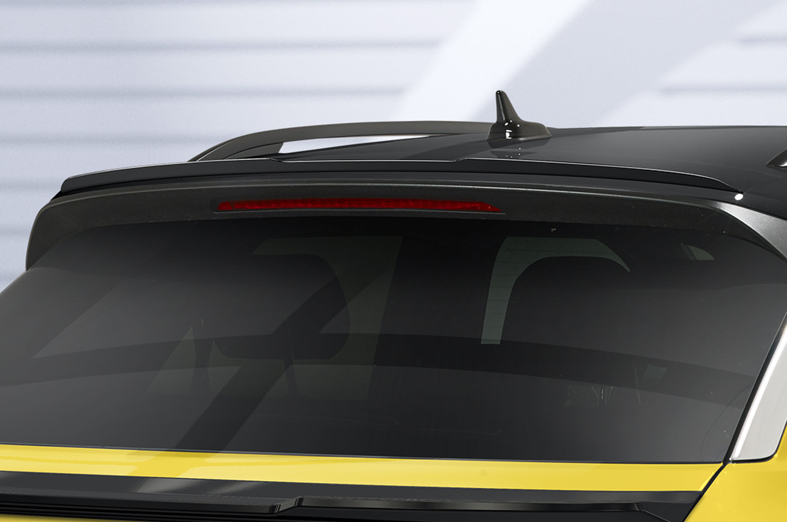 CSR Heckspoiler | Heckflügel mit ABE für VW T-Roc (Typ A1) HF618-G Glossy schwarz Hochglanz (keine Lackierung erforderlich)