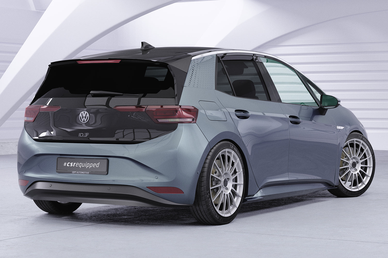 CSR Heckspoiler | Heckflügel mit ABE für VW ID.3 HF620-L Unlackiert roh (Lackierung erforderlich)