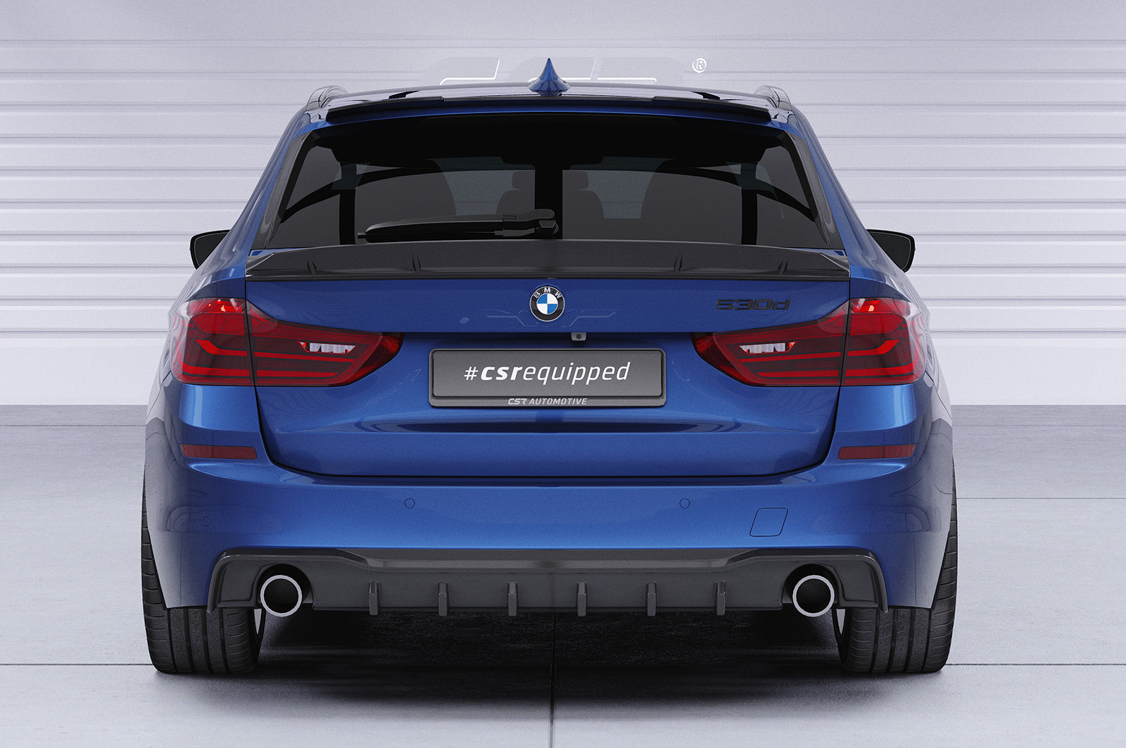 CSR Heckspoiler | Heckflügel mit ABE für BMW 5er G31 HF624-G Glossy schwarz Hochglanz (keine Lackierung erforderlich)