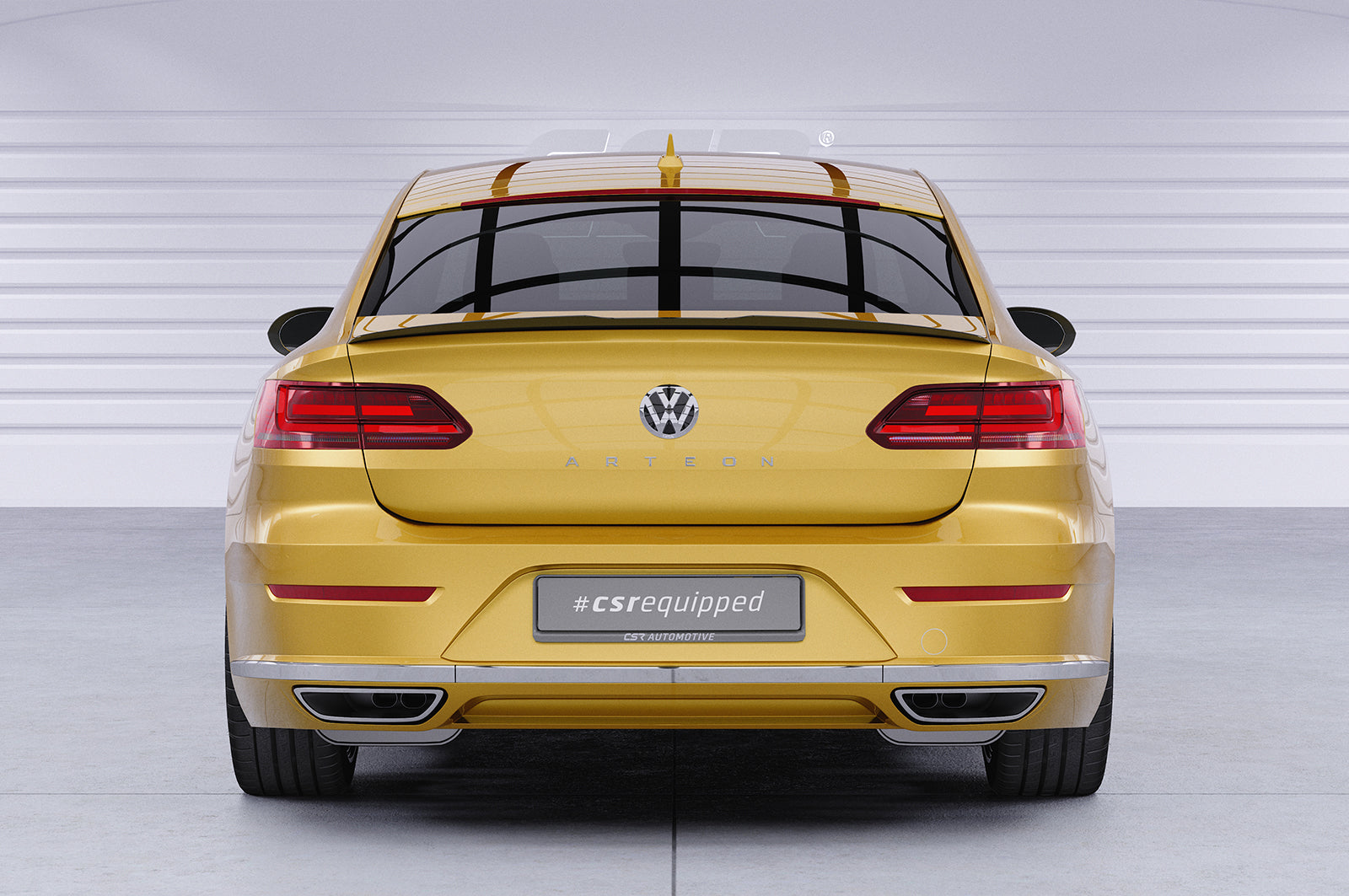 CSR Heckspoiler | Heckflügel mit ABE für VW Arteon HF625-L Unlackiert roh (Lackierung erforderlich)