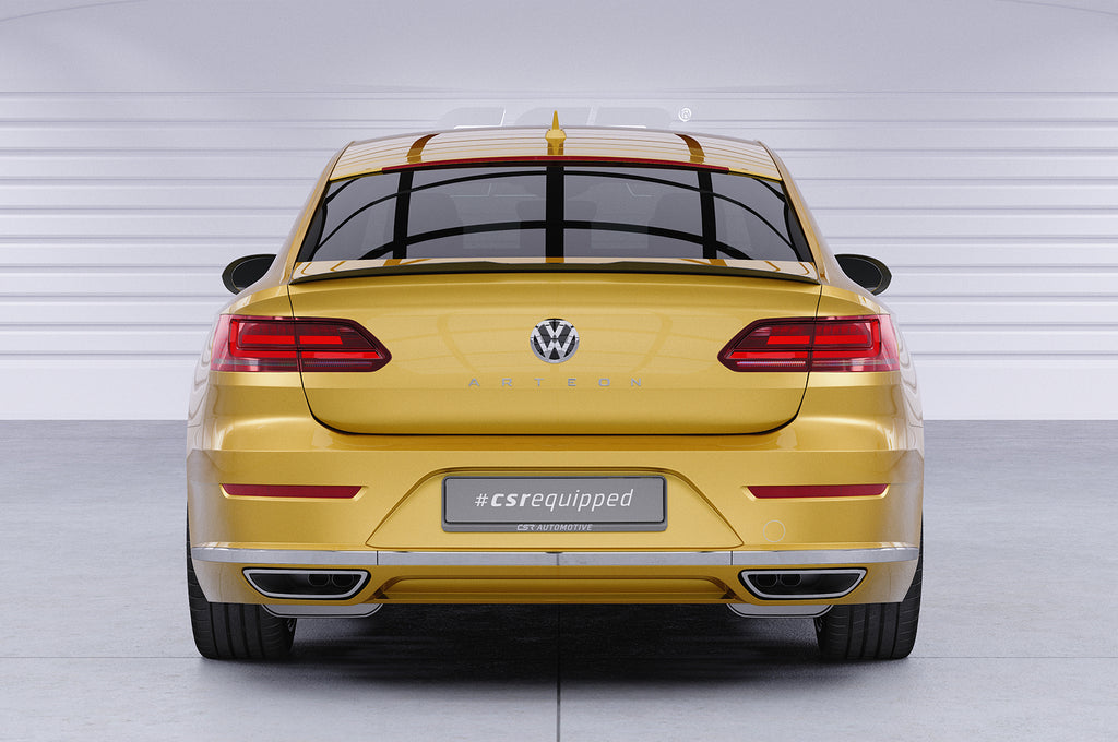 CSR Heckspoiler | Heckflügel mit ABE für VW Arteon HF625-G Glossy schwarz Hochglanz (keine Lackierung erforderlich)