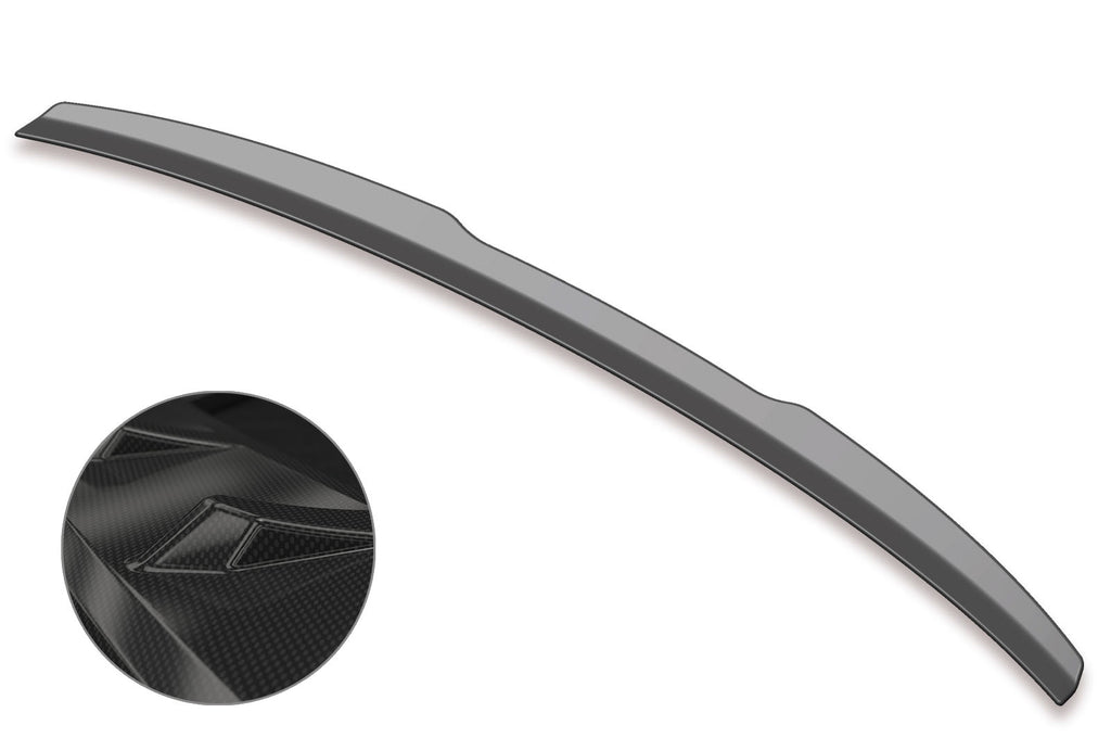 CSR Heckspoiler | Heckflügel mit ABE für VW Jetta V HF626-C Carbon Look Hochglanz (keine Lackierung erforderlich)
