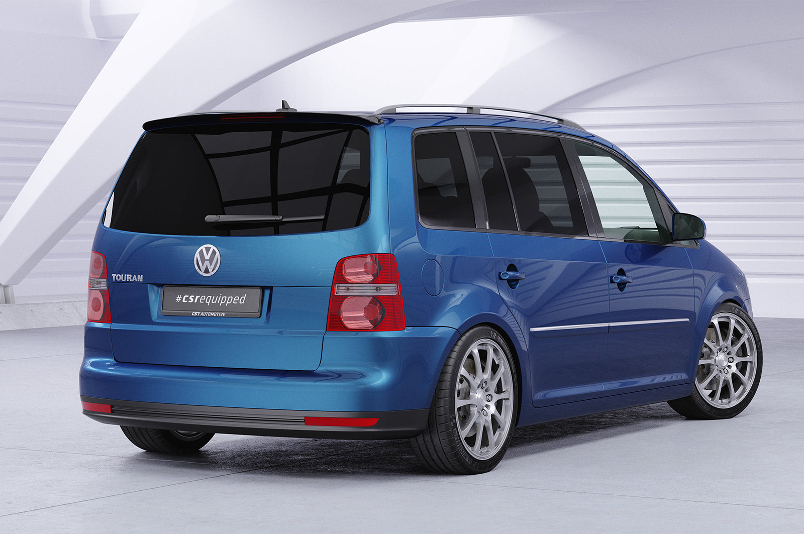 CSR Heckspoiler | Heckflügel mit ABE für VW Touran / Touran GP HF627-S Strukturiert schwarz matt (keine Lackierung erforderlich)