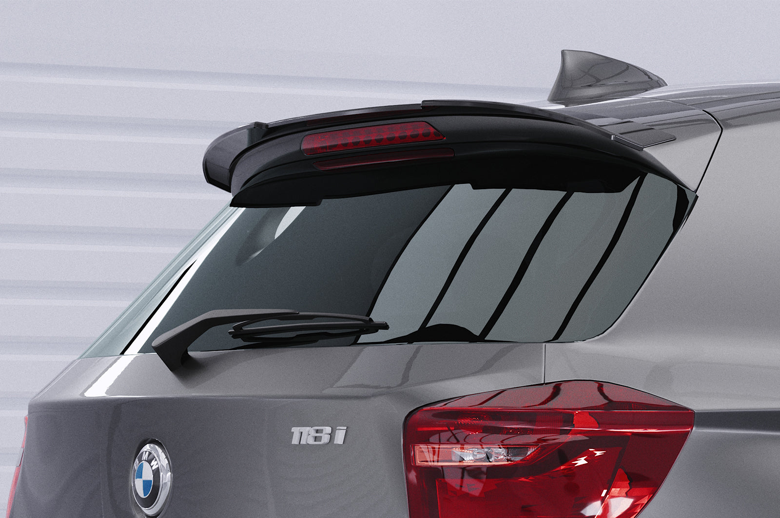 CSR Heckspoiler | Heckflügel mit ABE für BMW 1er F20/F21 HF630-C Carbon Look Hochglanz (keine Lackierung erforderlich)