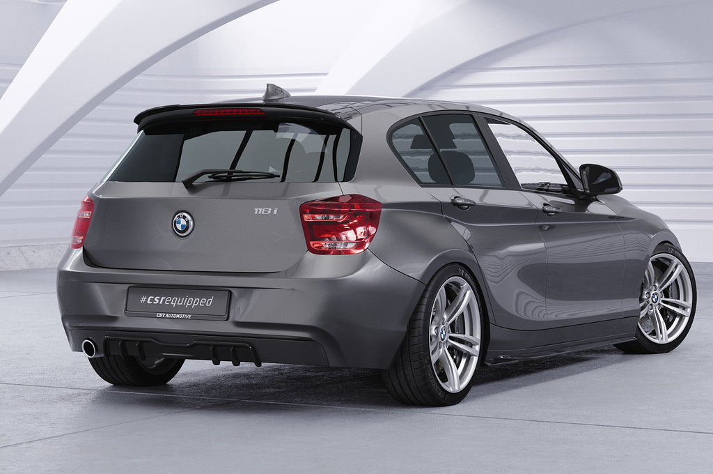 CSR Heckspoiler | Heckflügel mit ABE für BMW 1er F20/F21 HF630-C Carbon Look Hochglanz (keine Lackierung erforderlich)