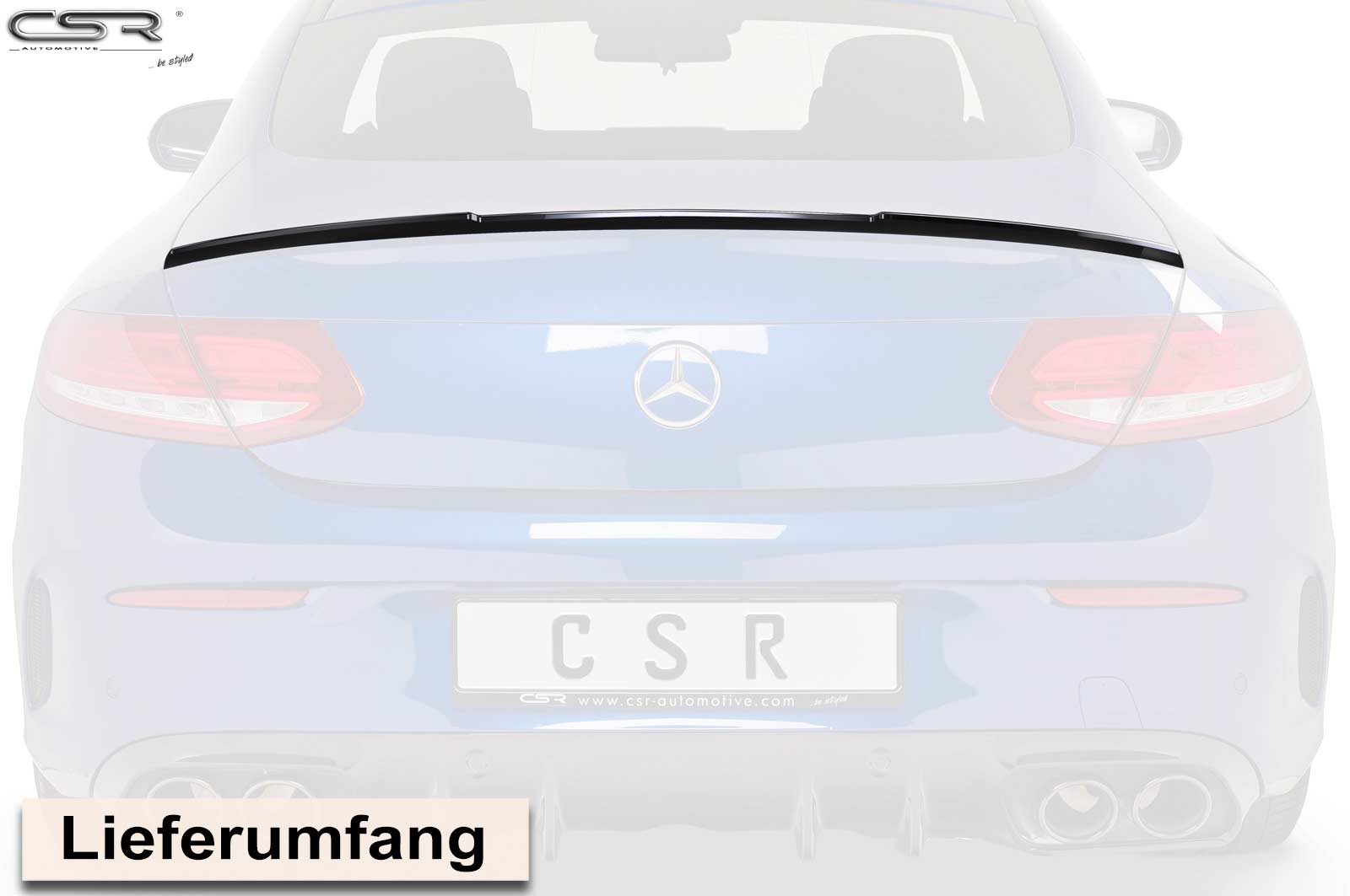 CSR Heckspoiler | Heckflügel mit ABE für Mercedes-Benz C-Klasse C205 HF631