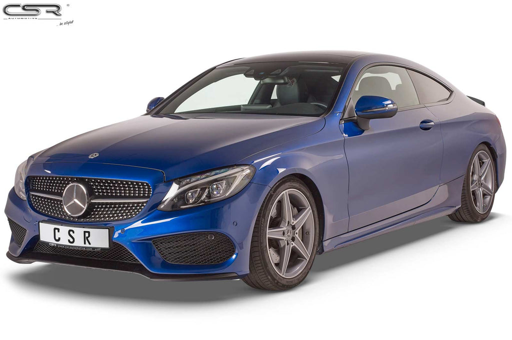 CSR Heckspoiler | Heckflügel mit ABE für Mercedes-Benz C-Klasse C205 HF631-C Carbon Look Hochglanz (keine Lackierung erforderlich)