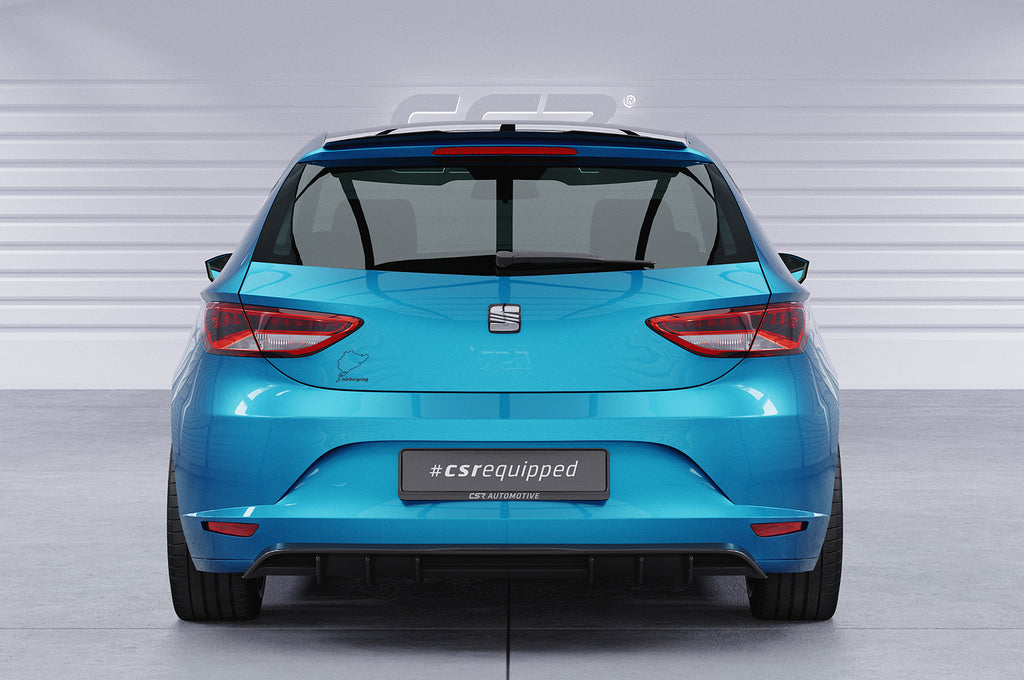 CSR Heckspoiler | Heckflügel mit ABE für Seat Leon 3 (Typ 5F) HF632-L Unlackiert roh (Lackierung erforderlich)