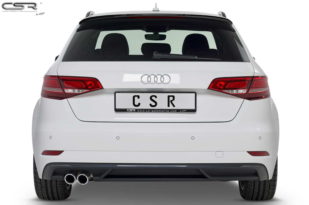 CSR Heckspoiler | Heckflügel mit ABE für Audi A3 8V Sportback HF633-L Unlackiert roh (Lackierung erforderlich)
